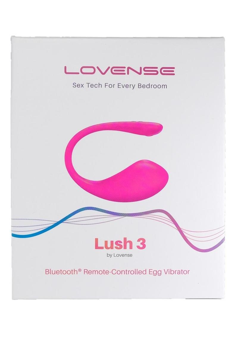 Lovense Lush 3 Remote Controlled Silicone Egg Vibrator  shopromantix