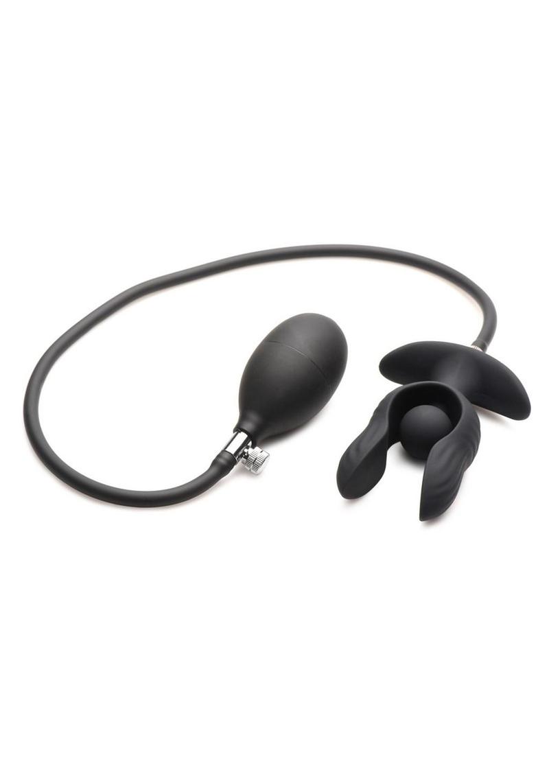 Master Series Dark Pearl Inflatable Rechargeable Vibrating Butt Plug shopromantix Master Series Dark Pearl Inflatable Rechargeable Vibrating Butt Plug shopromantix