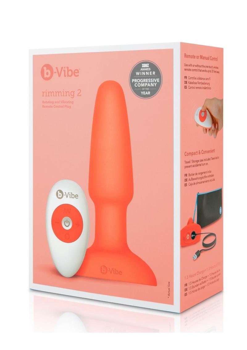 B-Vibe Rimming Plug 2 Silicone Anal Plug