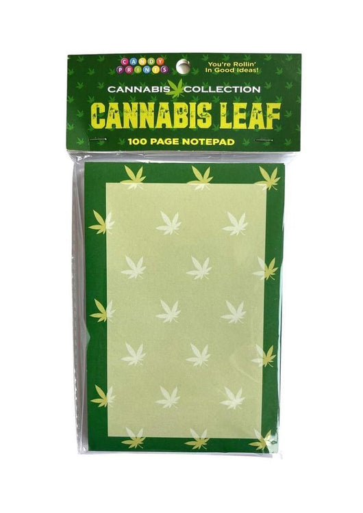 Cannabis Leaf Notepad – shopromantix