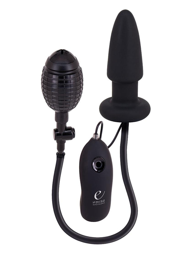 ring vibrate silent nyt Lux Fetish Inflatable Vibrating Butt Plug with Remote Control –  xpressionsadultstores main image 1