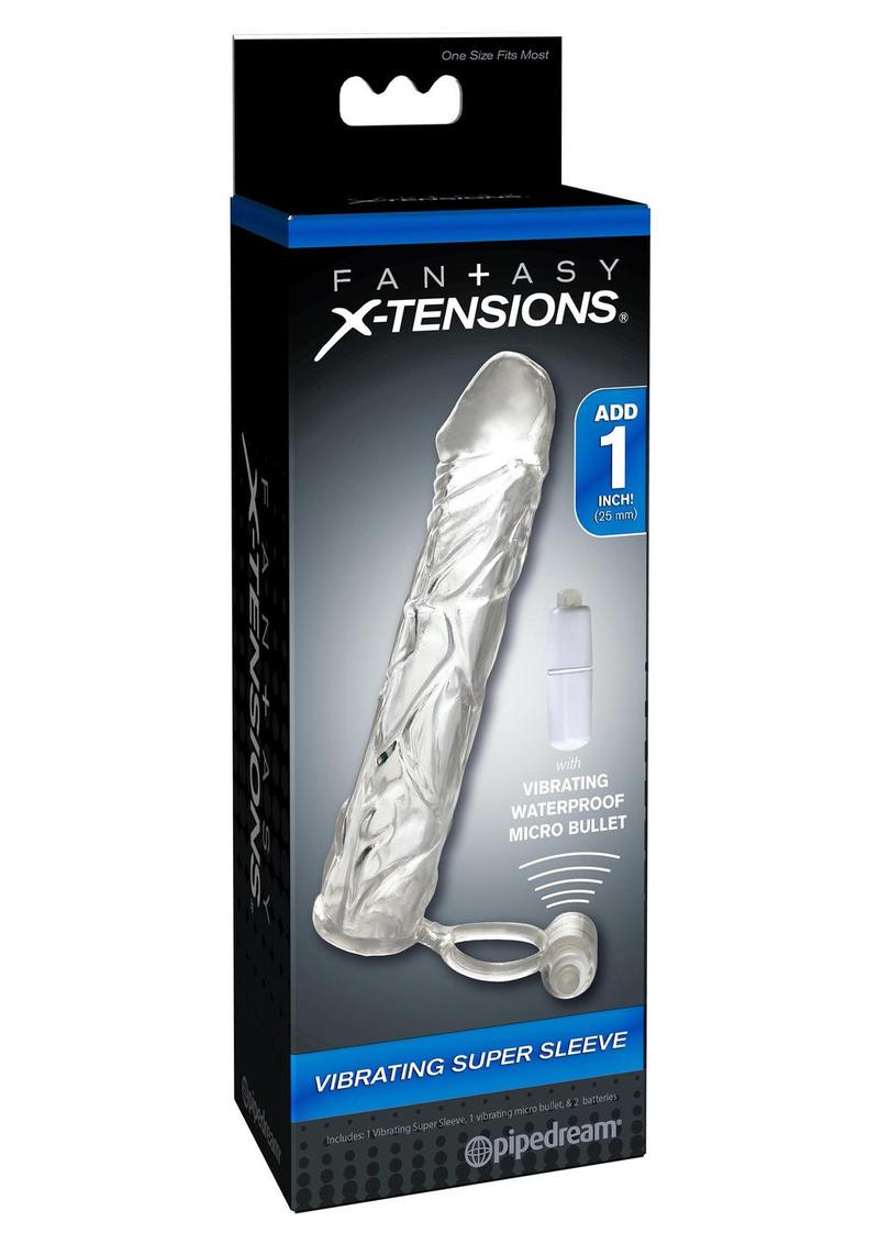 Fantasy X-Tensions Vibrating Super Sleeve Extension
