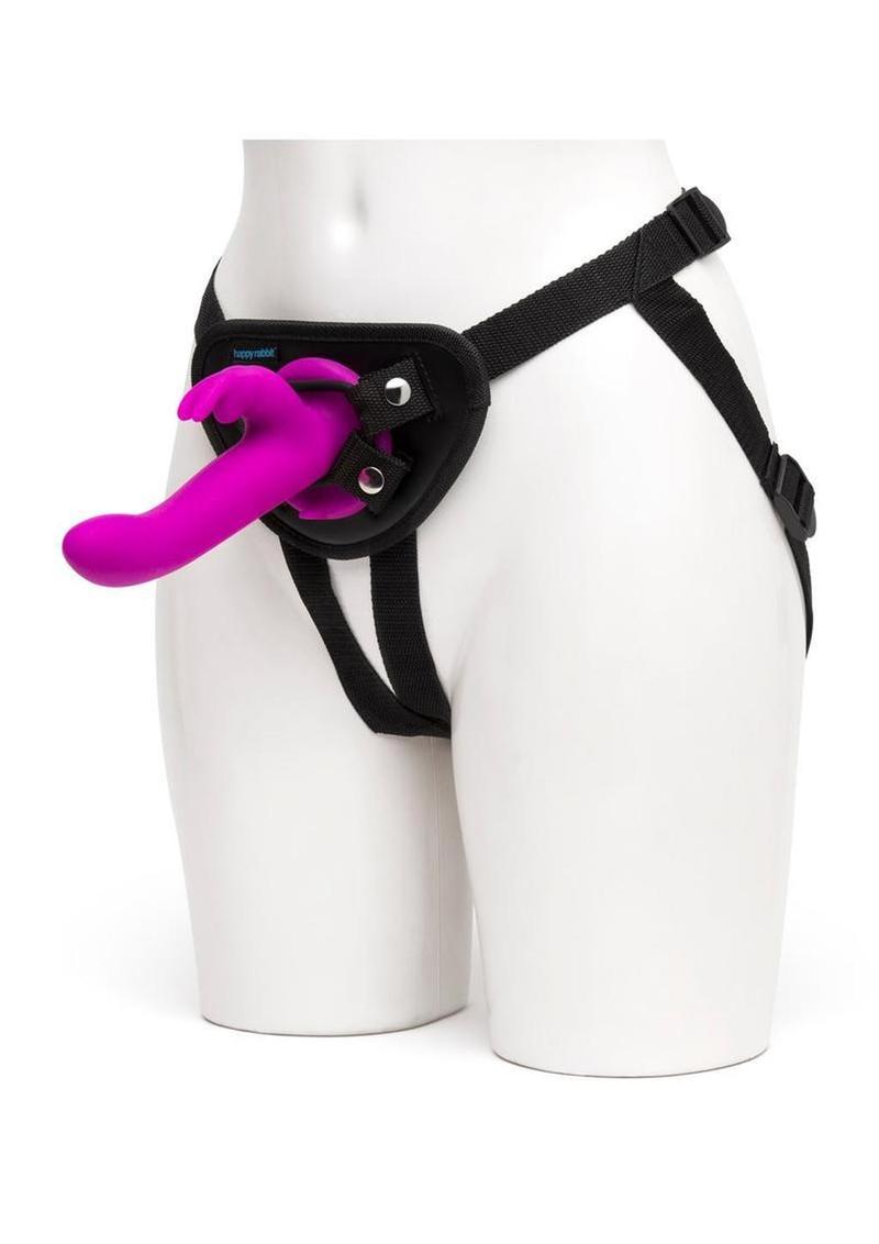 Happy Rabbit Vibrating Strap-On Silicone