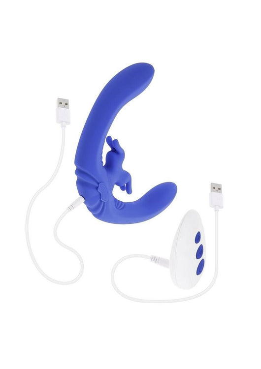 Lovebirds Rechargeable Silicone Dual Vibrator with Remote Control ...