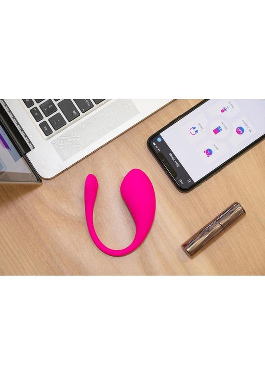Lovense Lush 3 Remote Controlled Silicone Egg Vibrator  shopromantix