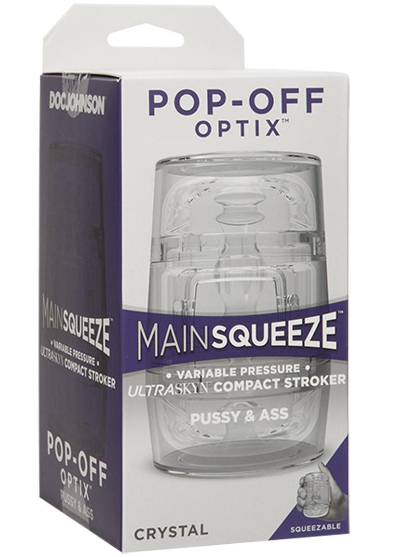 Main Squeeze Pop Off Ultraskyn Compact Masturbator - Pussy and Butt ...