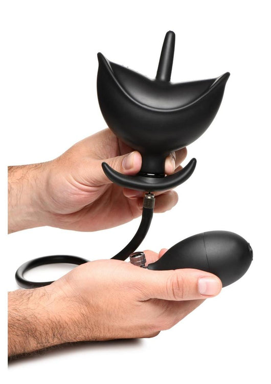 Master Series Ass Bound Anchor Inflatable Silicone Anal Plug  shopromantix