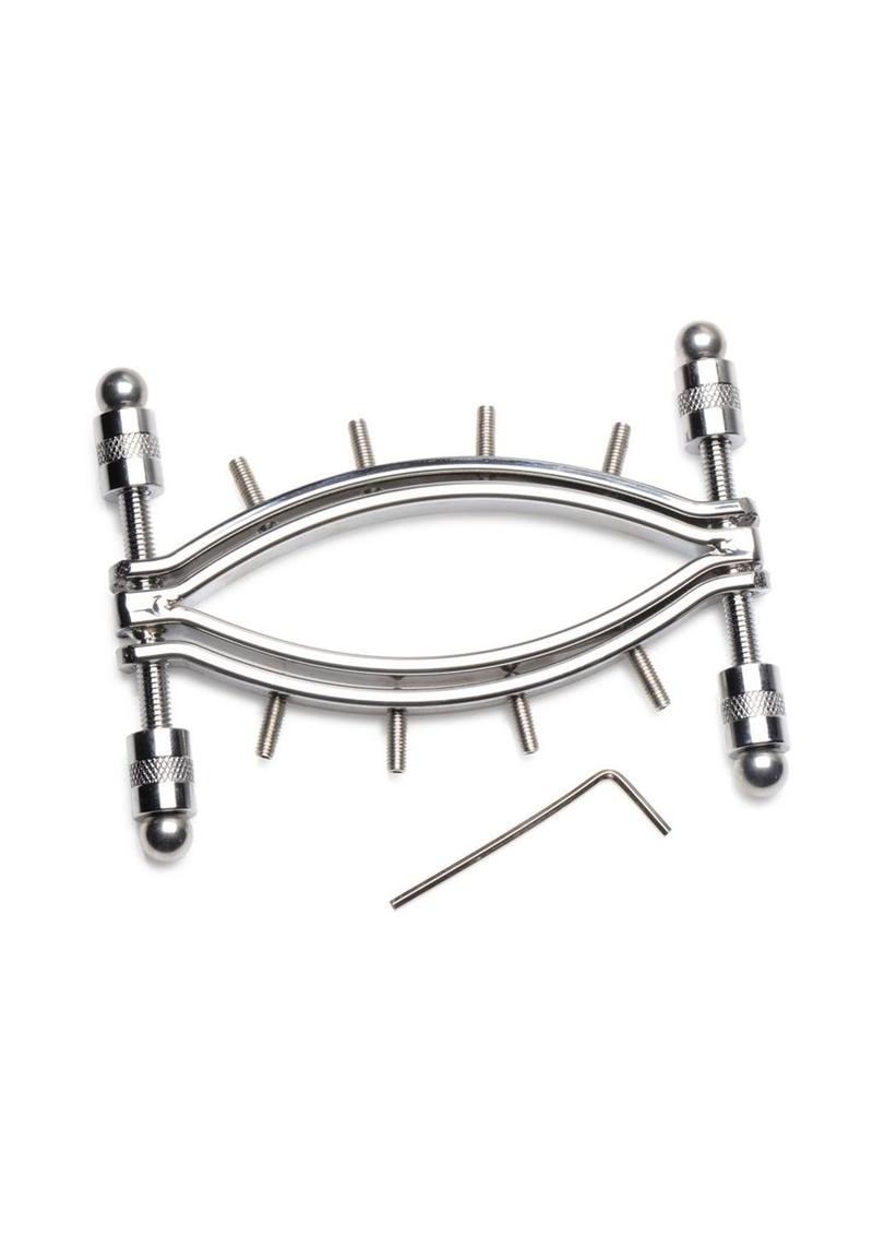 Master Series Spread 'Em Poker Stainless Steel Labia Clamp with Adjust ...