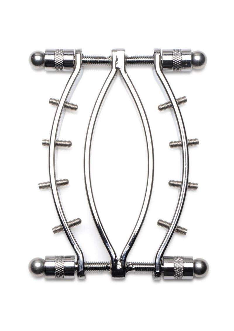Master Series Spread 'Em Poker Stainless Steel Labia Clamp with Adjust ...