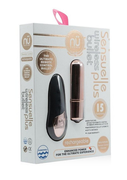Nu Sensuelle Wireless Bullet Plus with Remote Control Rechargeable ...