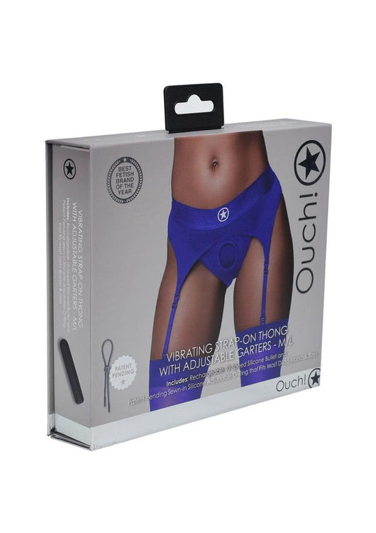 Ouch! Vibrating Strap-On Thong Rechargeable shopromantix Ouch! Vibrating Strap-On Thong Rechargeable shopromantix