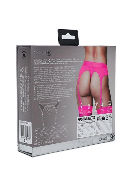 Ouch! Vibrating Strap-On Thong Rechargeable shopromantix Ouch! Vibrating Strap-On Thong Rechargeable shopromantix