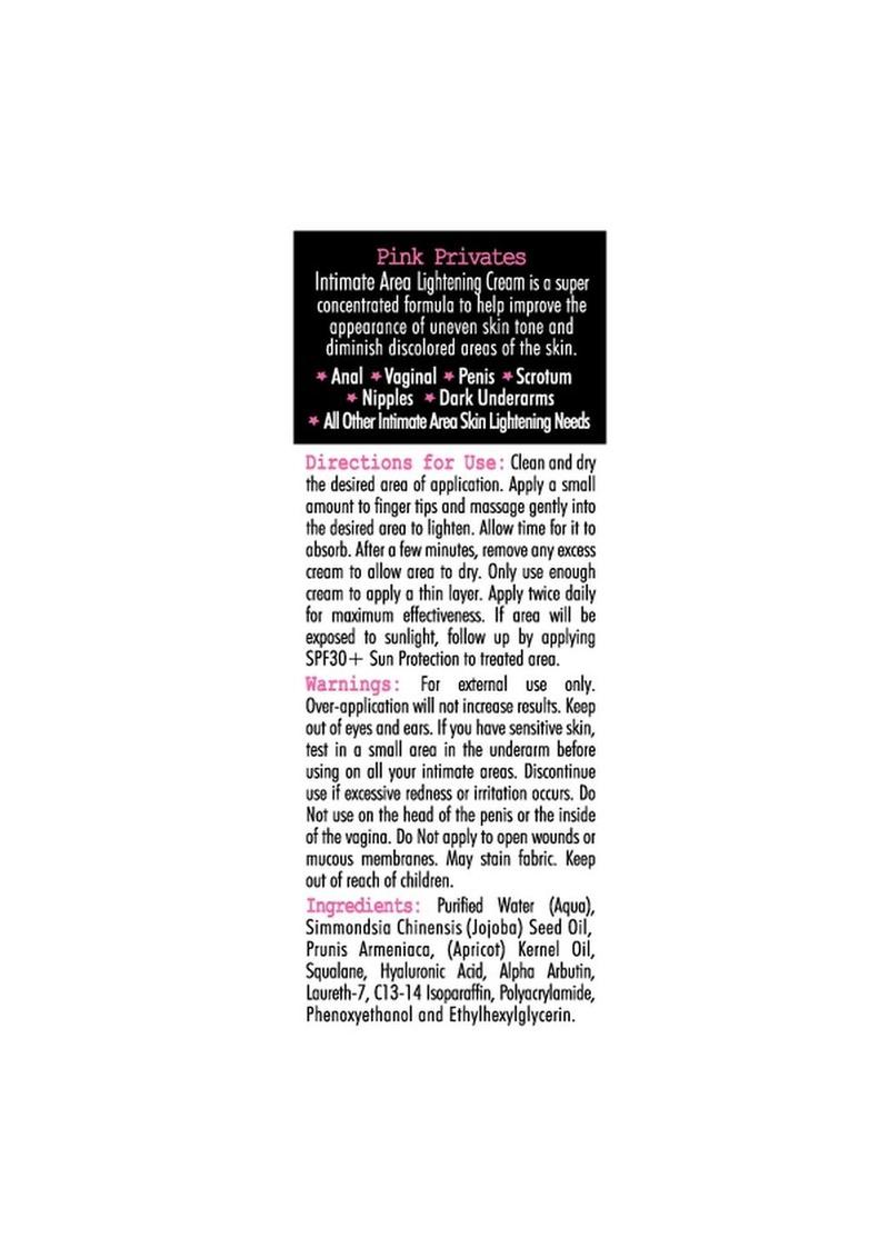 Pink Privates Intimate Area Lightening – shopromantix