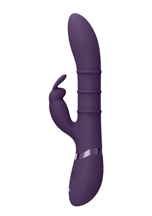Vive Kura Rechargeable Silicone Triple Motor Up and Down Vibrating Tri ...