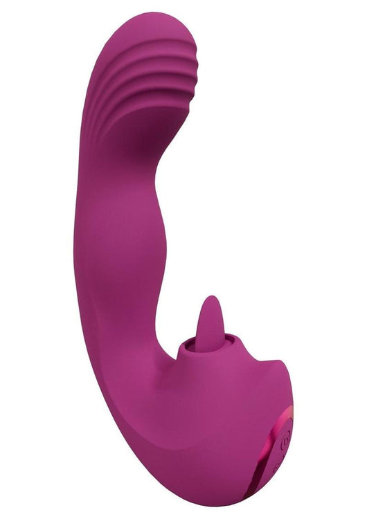 Vive Riko Rechargeable Silicone Triple Motor G-Spot Finger Motion Vibr ...