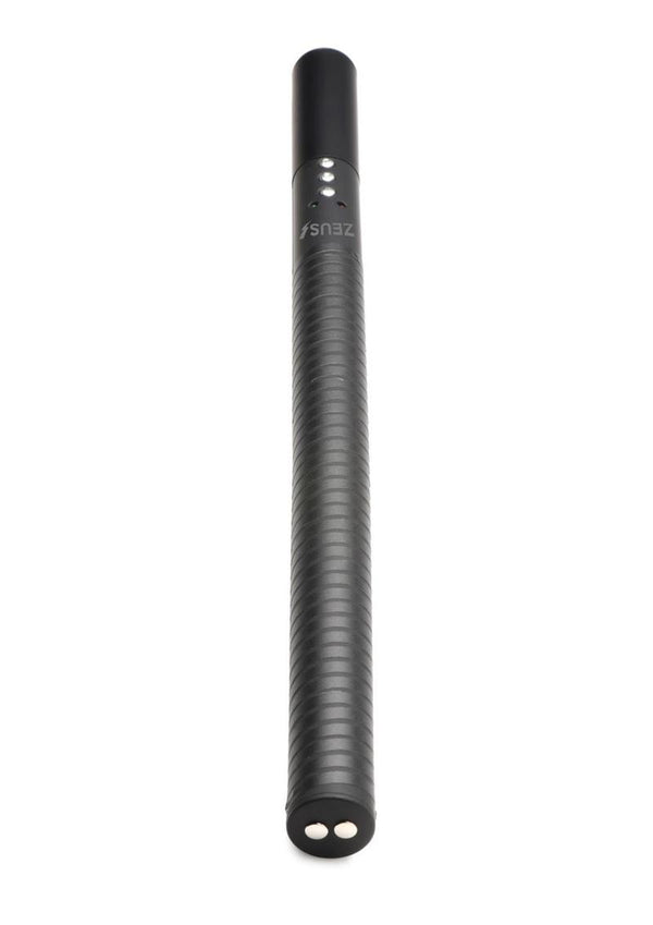 Zeus Vibrating and E-Stim Silicone Rechargeable Anal Plug with Remote   shopromantix